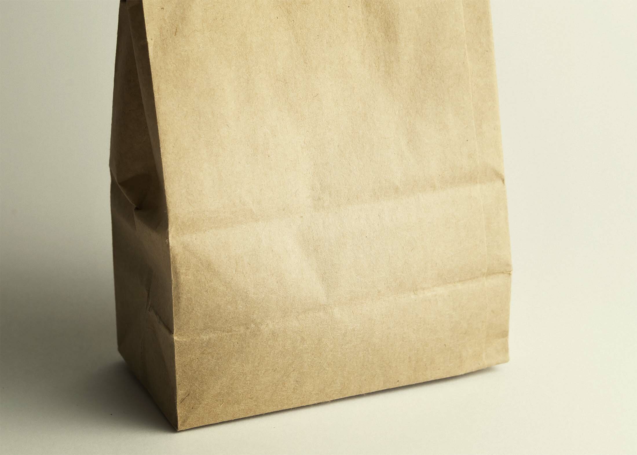 Free Burger Packaging Bag Mockup