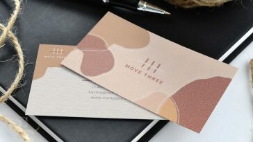 Free Chanel Business Card Mockup