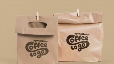 Free Coffee Bag Mockup