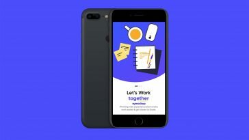 Free Flat iPhone Mockup