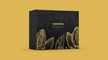 Free Premium Packaging Box Mockup