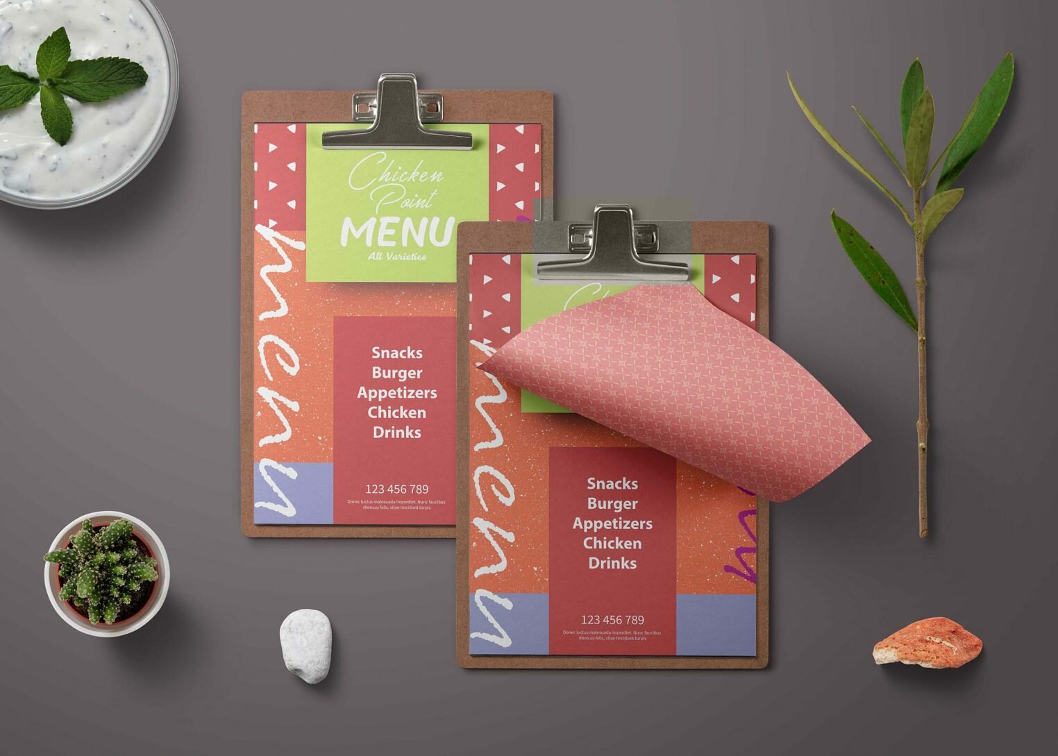 Free Non Veg Menu Card Template