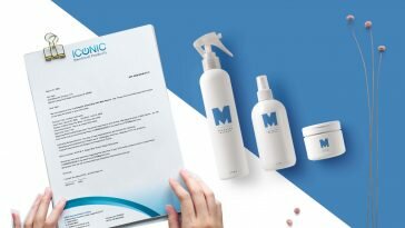 Free CBD Letter Head Branding Mockup