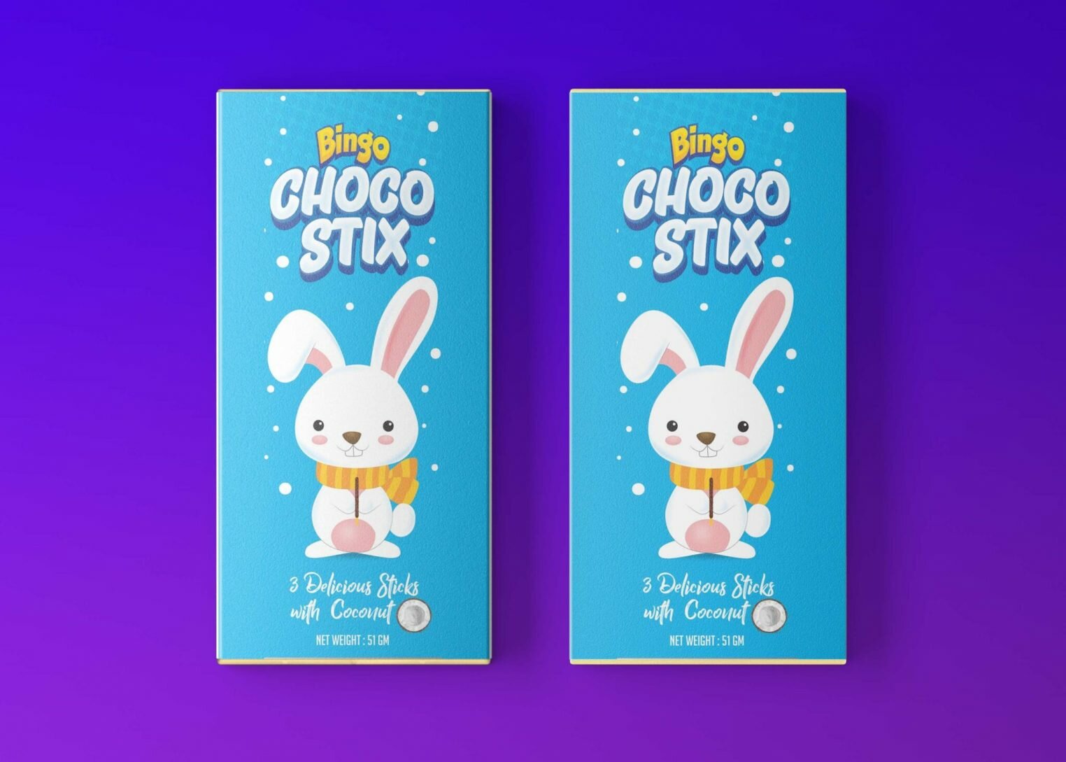 Free Choco Stix Packaging Mockup