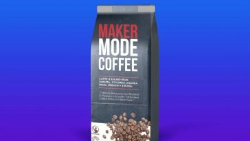 Free Coffee Pouch Mockups Collection