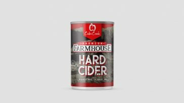 Free New Tin Cider Can Label Mockup