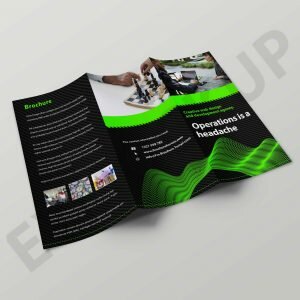 Free Operation Tri-Fold Brochure Template