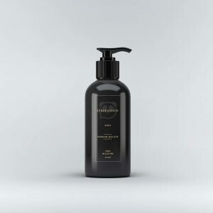 Free Portable Hand Wash Dispenser Bottle Label Mockup