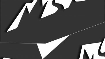 Free White Mountain Logo Mockup