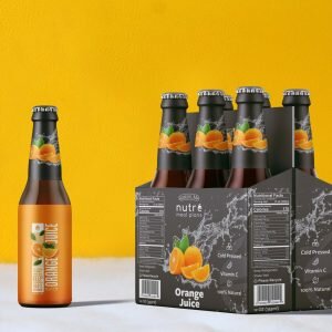 Free Fruit Beer Packaging Mockup