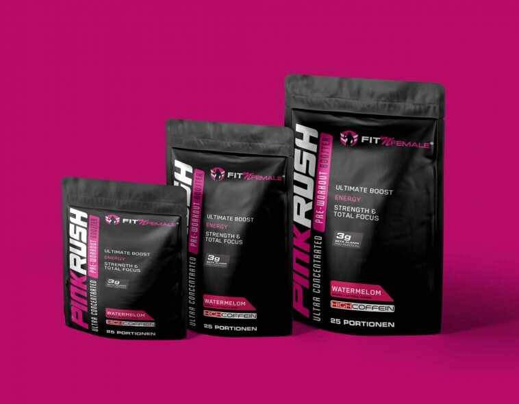 Free Boost Energy Pouch Mockup