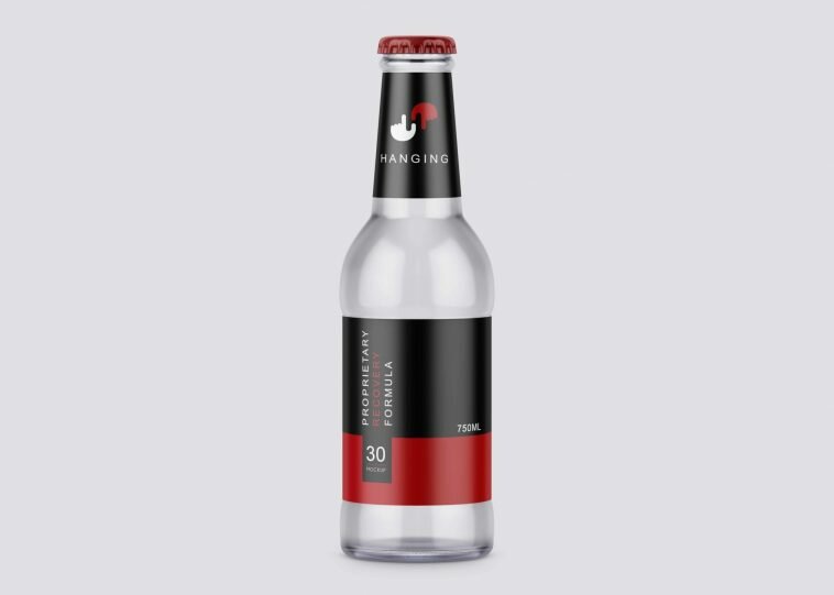 Free Modern Beer Bottle Mockup