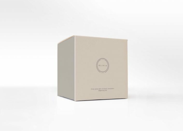 Free Square Box Packaging Design Mockup