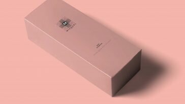 Free Tube Box Packaging Mockup
