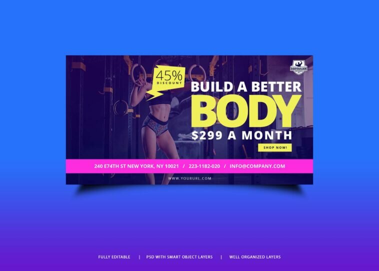 Free Body Fitness Banner