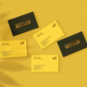 Free Branded Business Card Mockup