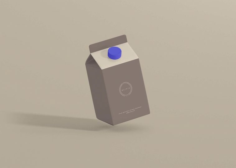 Free Crud Box Packaging Design Mockup