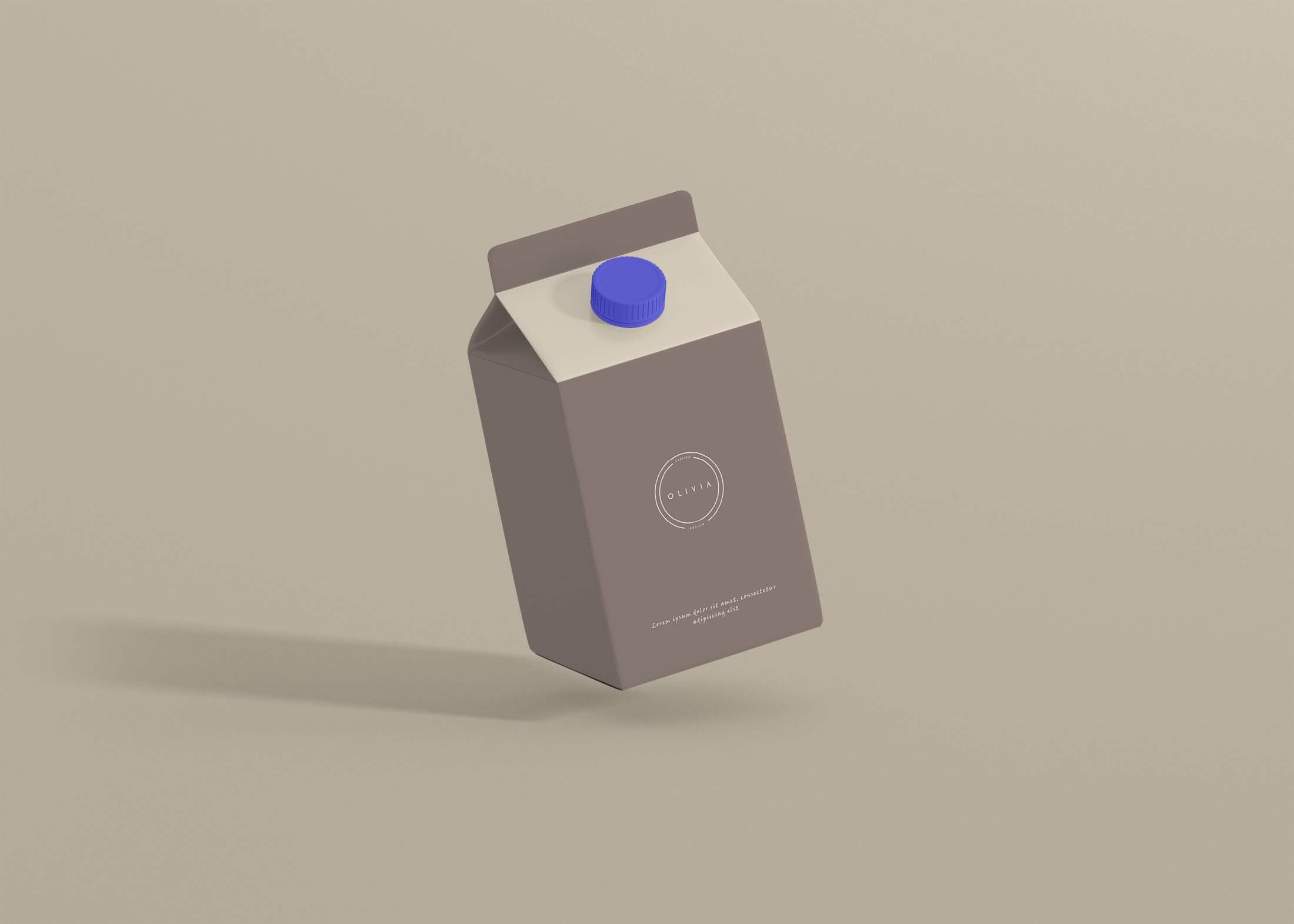 Free Crud Box Packaging Design Mockup