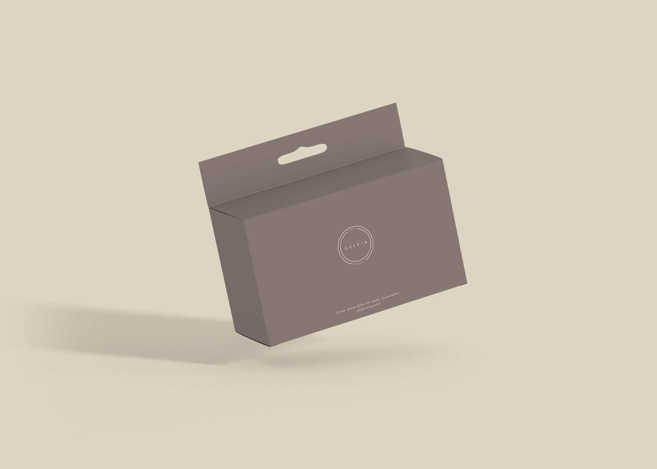 Free Elegant Box Packaging Design Mockup
