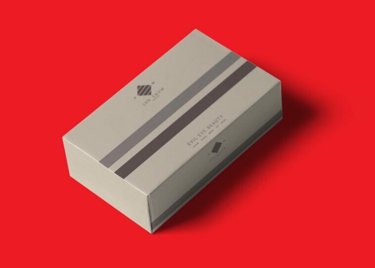 Free Clothing Box Packaging Mockup