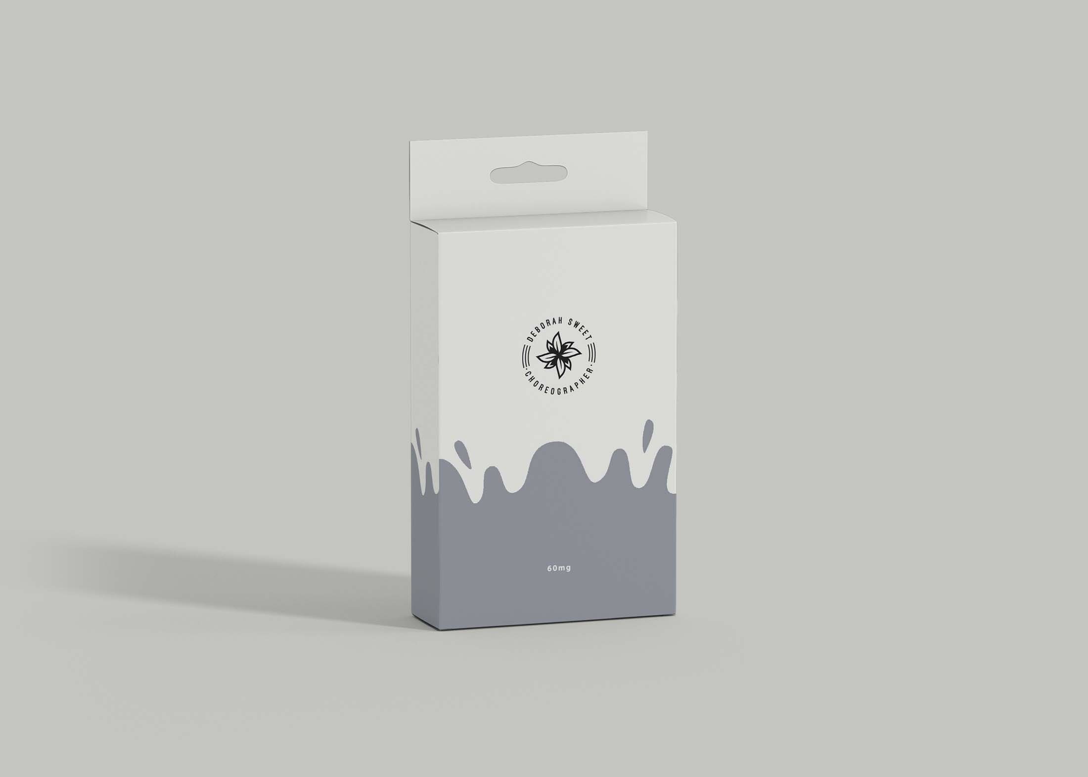 Free Data Cable Packaging Mockup